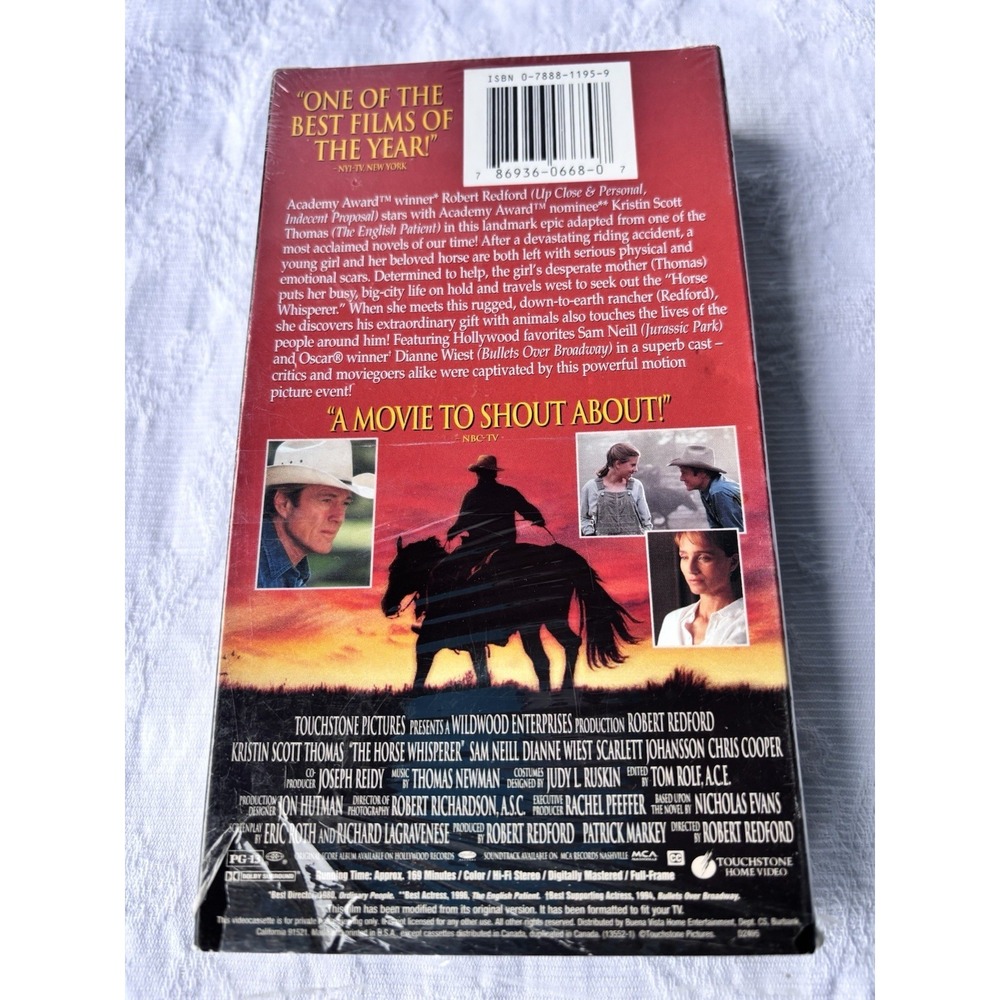 The Horse Whisperer (VHS, 1998) - Picture 2 of 3